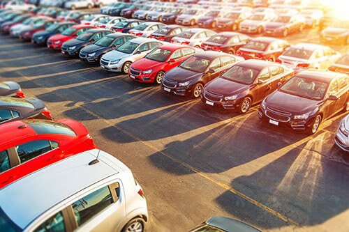 A car dealership